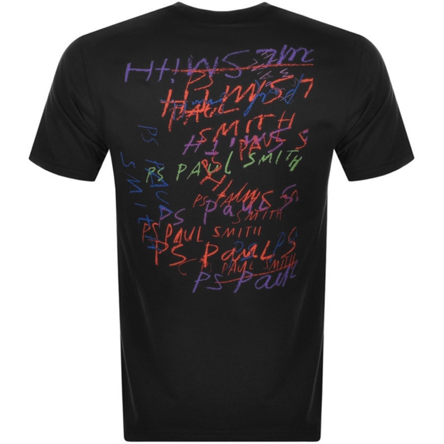 Alternative Image for ProductPS By Paul Smith Scrapbook Logo T Shirt Black2